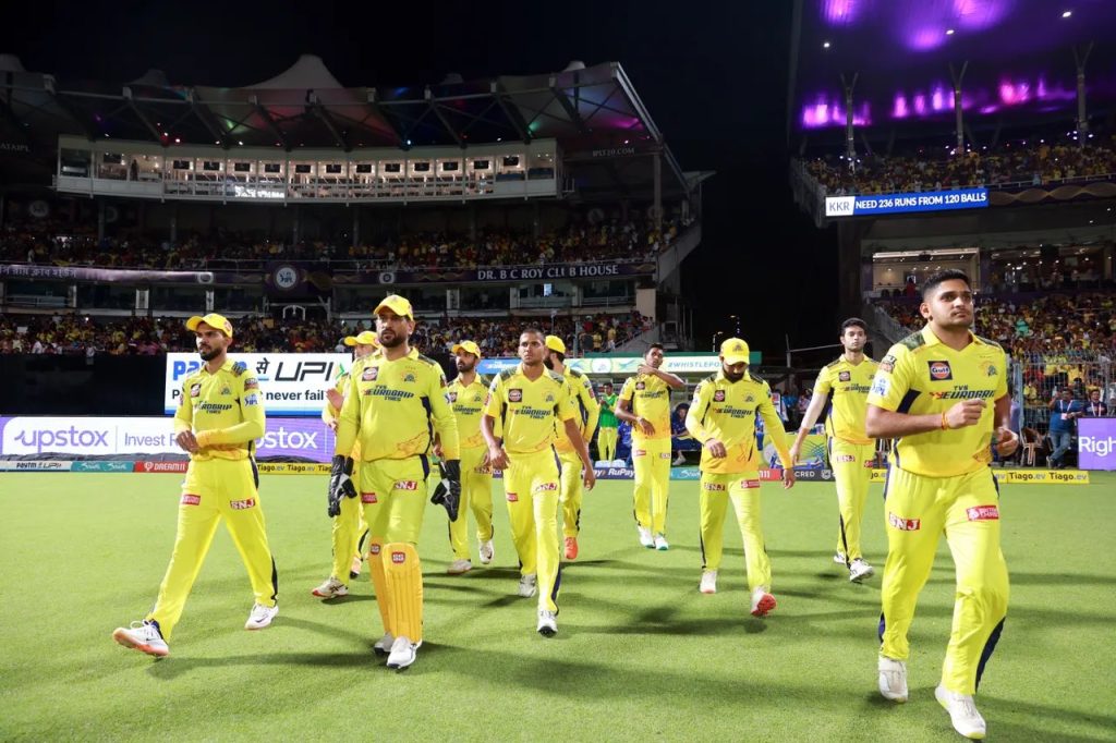 IPL 2023: CSK placed at the top of the points table after the convincing win over KKR