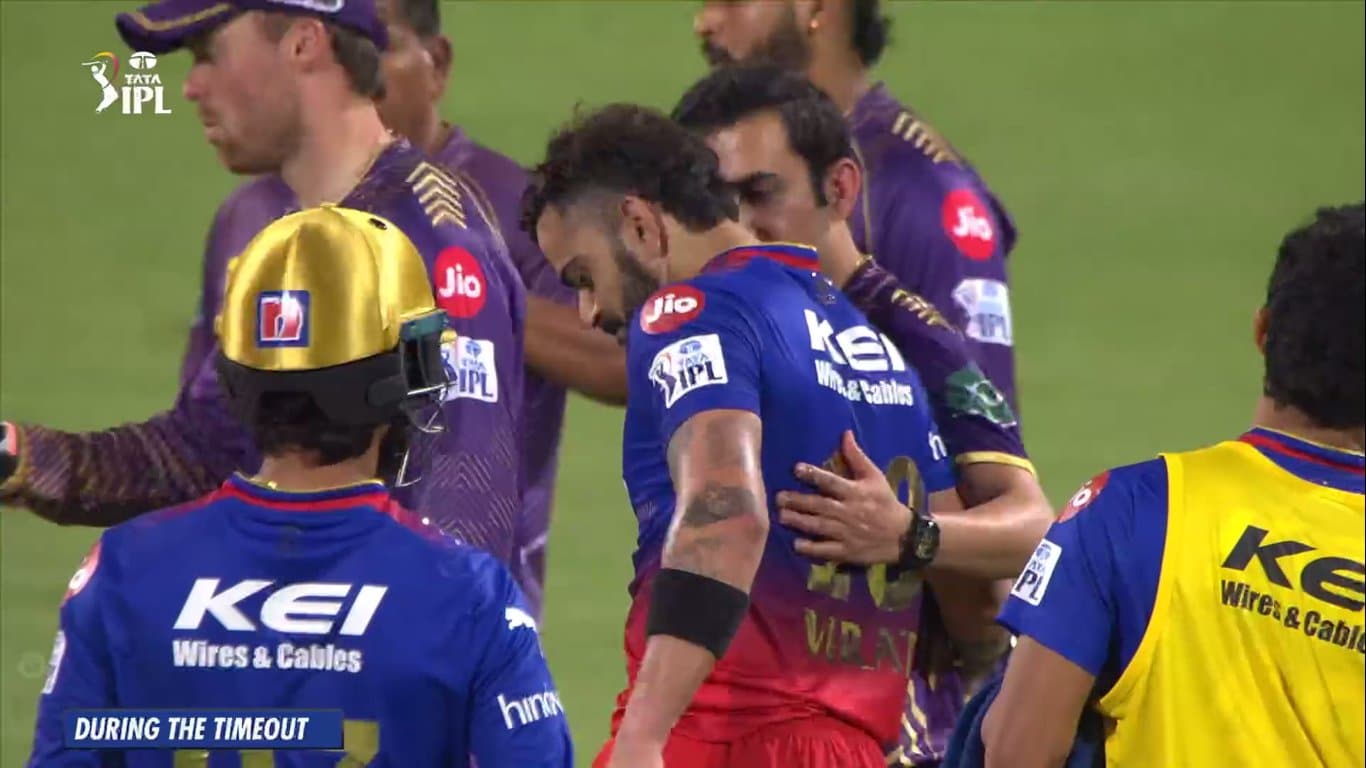 Gautam Gambhir and Virat Kohli Hug Each other During Drinks Break, Ending Their Rivalry