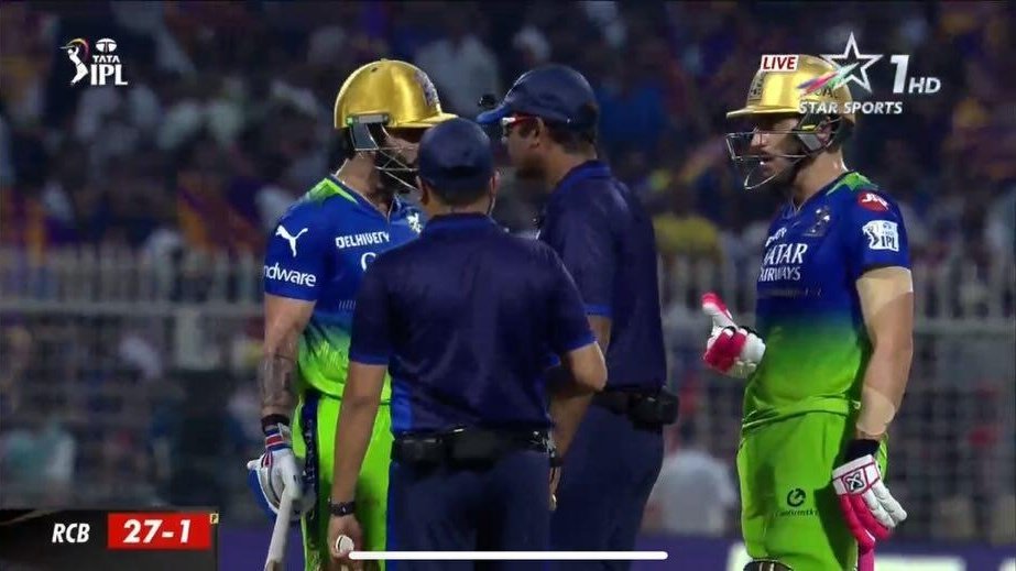 IPL 2024: Virat Kohli Upset with Umpire's Decision During KKR vs RCB Match in Kolkata