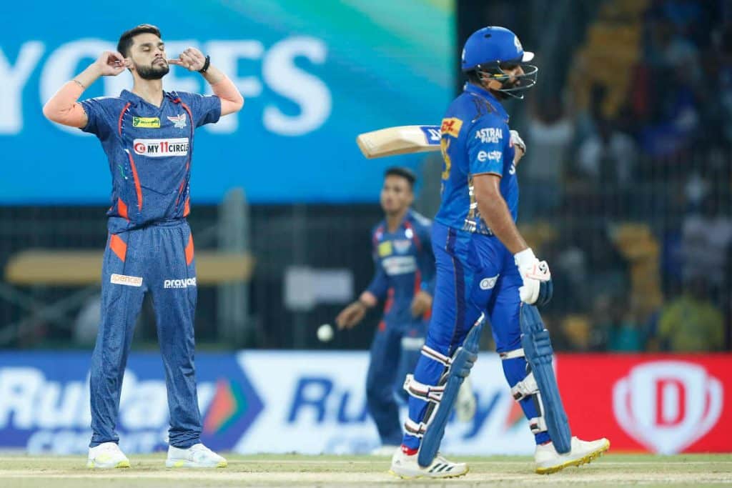 Naveen-ul-Haq’s Celebration Baffles Sunil Gavaskar in IPL 2023 Eliminator against MI