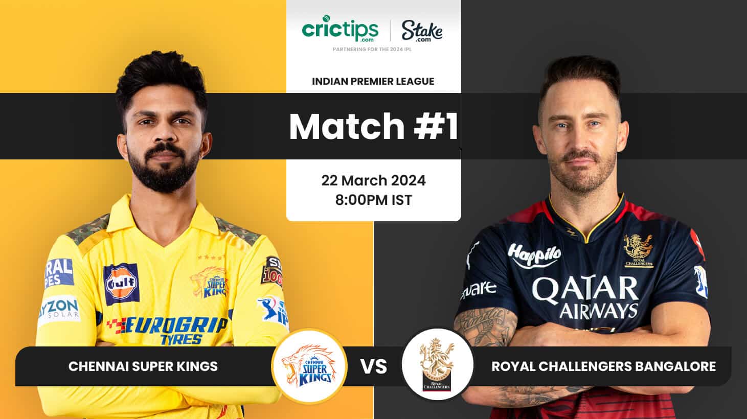 IPL Match 1 - CSK vs RCB 2024 Match Predictions NEW