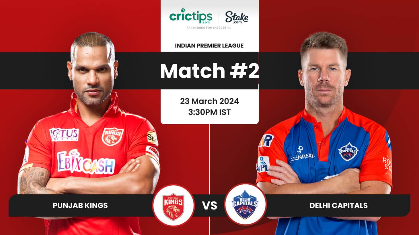 IPL Match 2 - PBKS vs DC 2024 Match Predictions