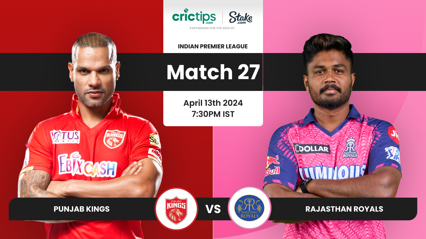 IPL Match 27 - PBKS vs RR 2024 Match Predictions