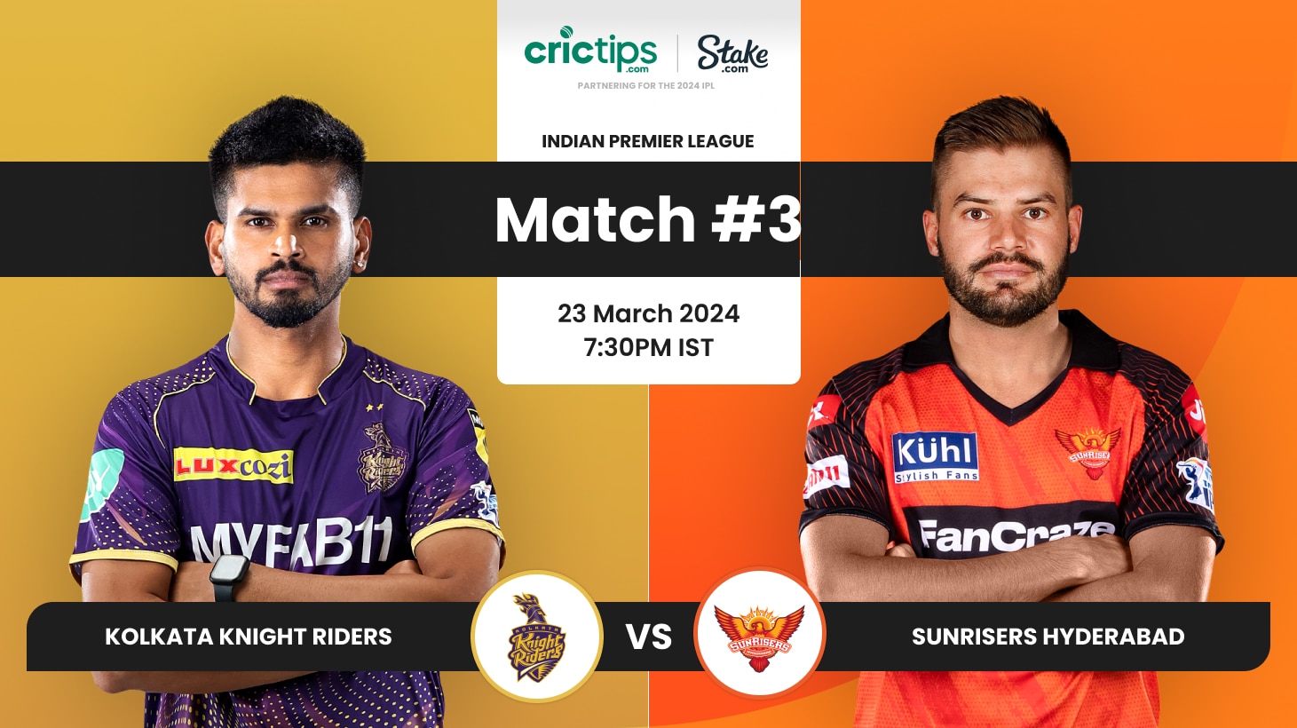 IPL Match 3 - KKR vs SRH 2024 Match Predictions