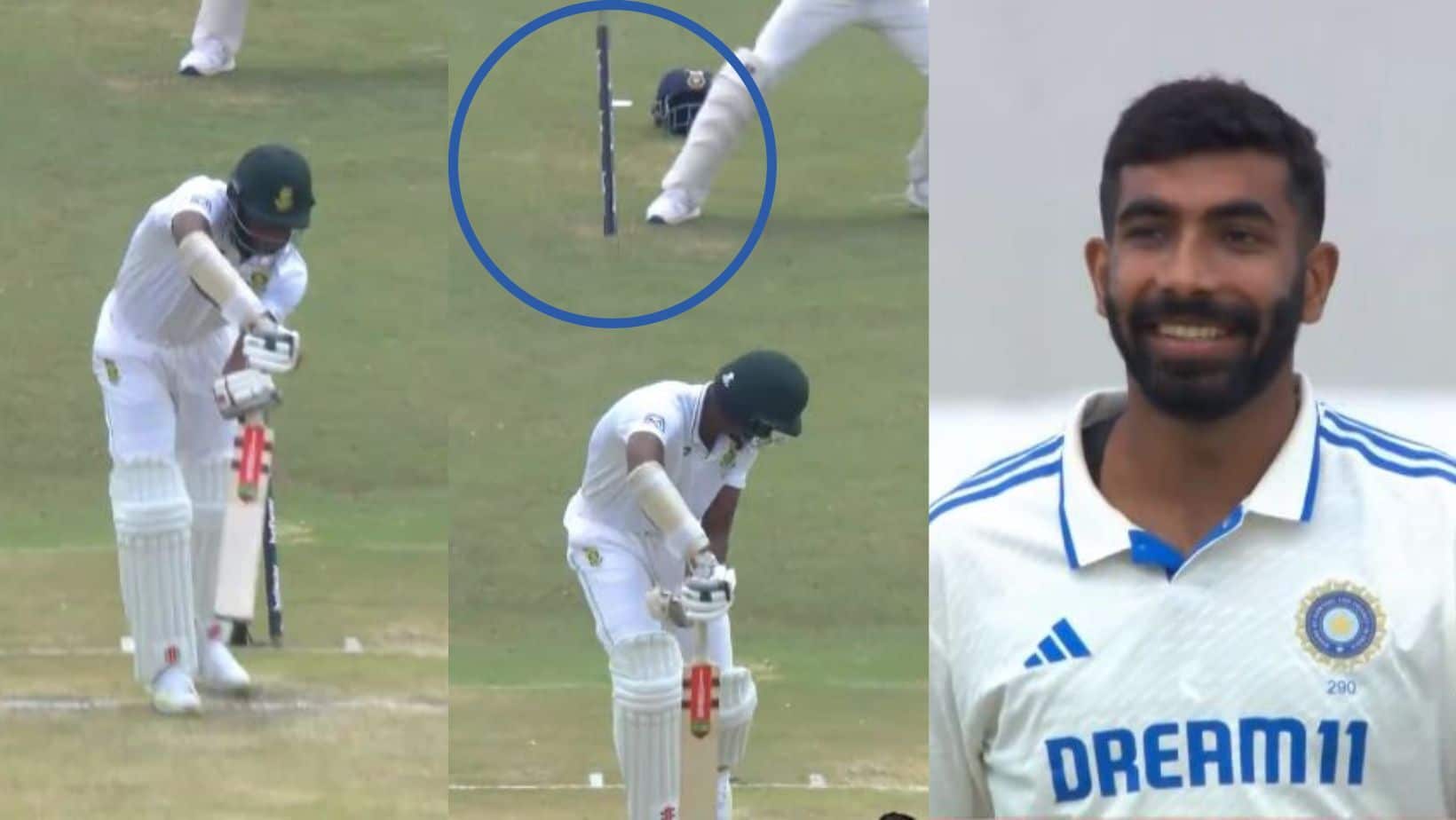 Watch: Jasprit Bumrah sends Rabada's stumps on Cartwheel to produce the "Ball of the Match" in Centurion