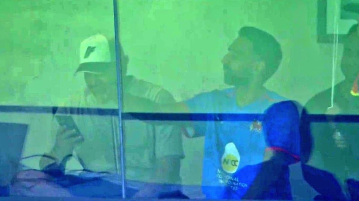 rohit Sharma spotted spectating the Ranji Trophy final at Wankhede