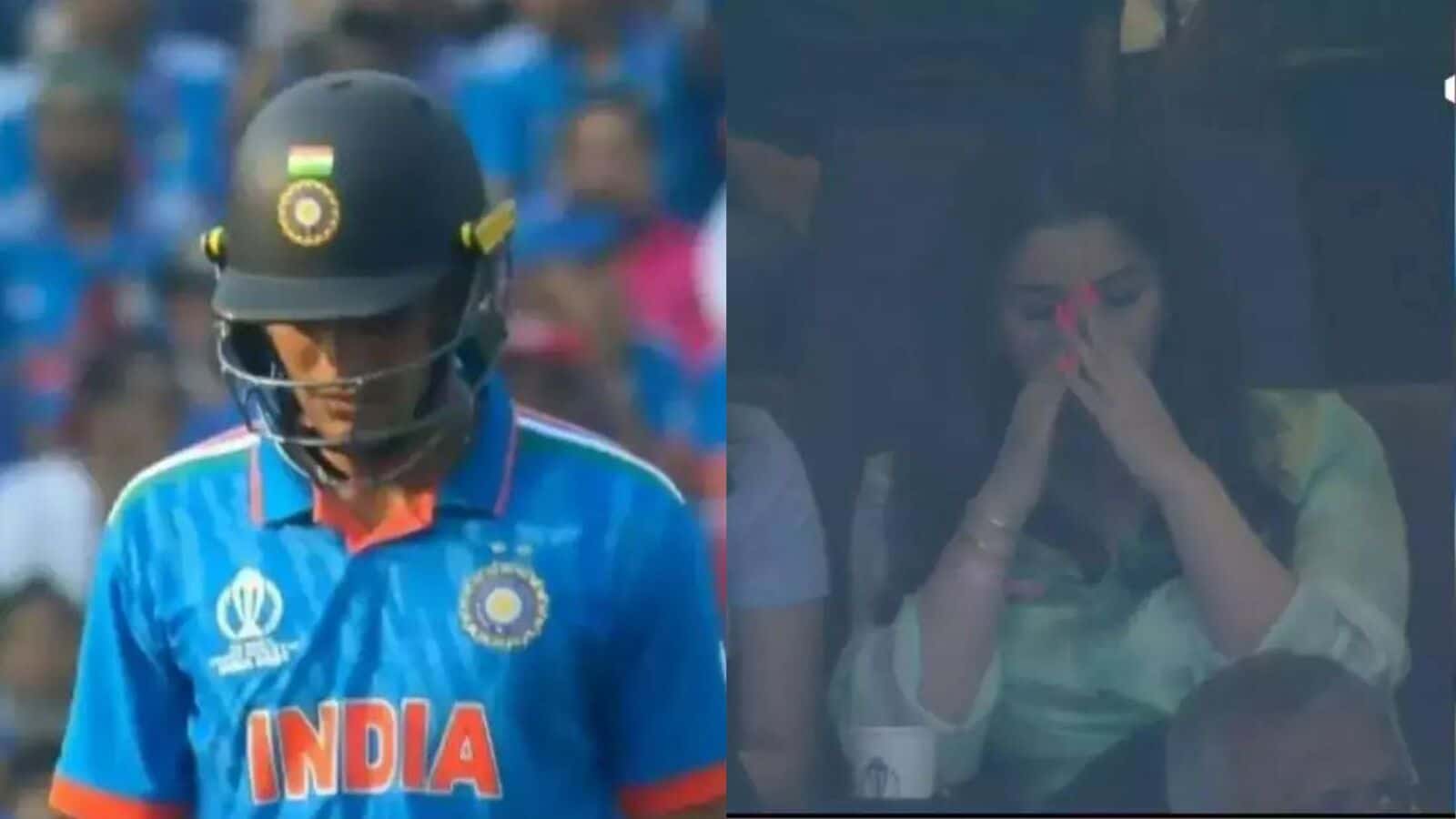 Watch: Rumored Girlfriend Sara Tendulkar shows her disappointment on Shubman Gill missing out on 100; Video goes viral