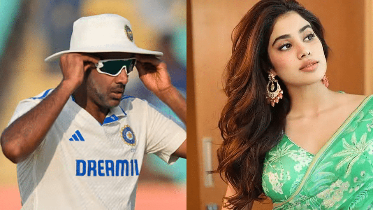 Ashwin's Witty Banter with Janhvi Kapoor's Parody Account Leaves Fans Chuckling