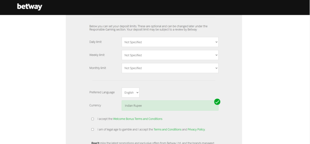 Betway Registration