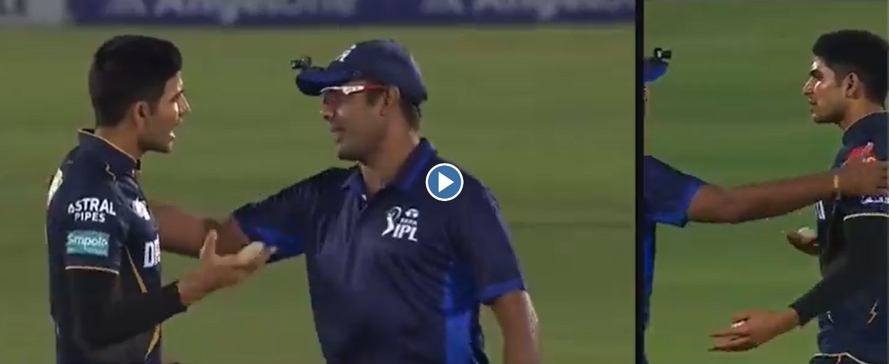 Watch: Shubman Gill Gets Frustrated, Has Heated Exchange with Umpire Regarding Wide Decision