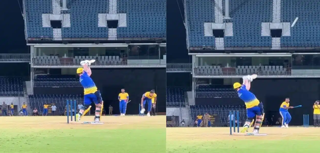 IPL 2023: Watch - Ben Stokes Began IPL Training With Some Big Sixes at CSK Camp Ahead of 2023 Edition